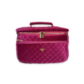 Classic Train Case - Fuchsia Velvet