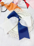 Blue and white Bow - Pony