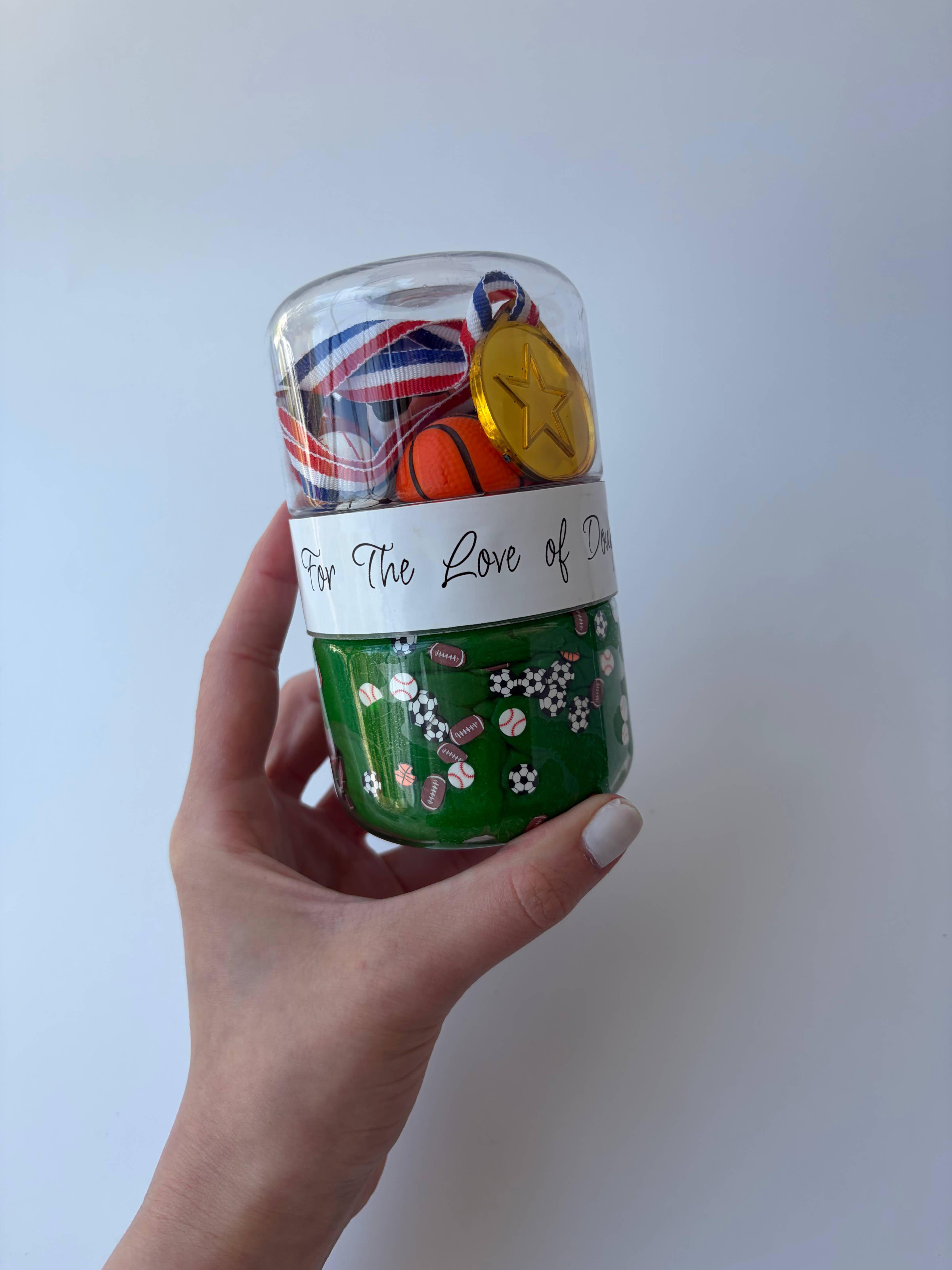 Sports Sensory Dough Double Jar