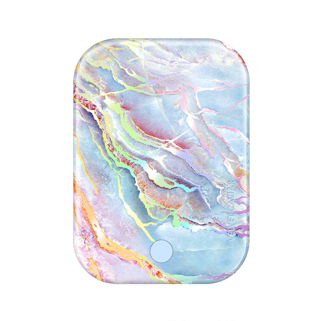 Wireless Phone Charger - Holo Moonstone Marble