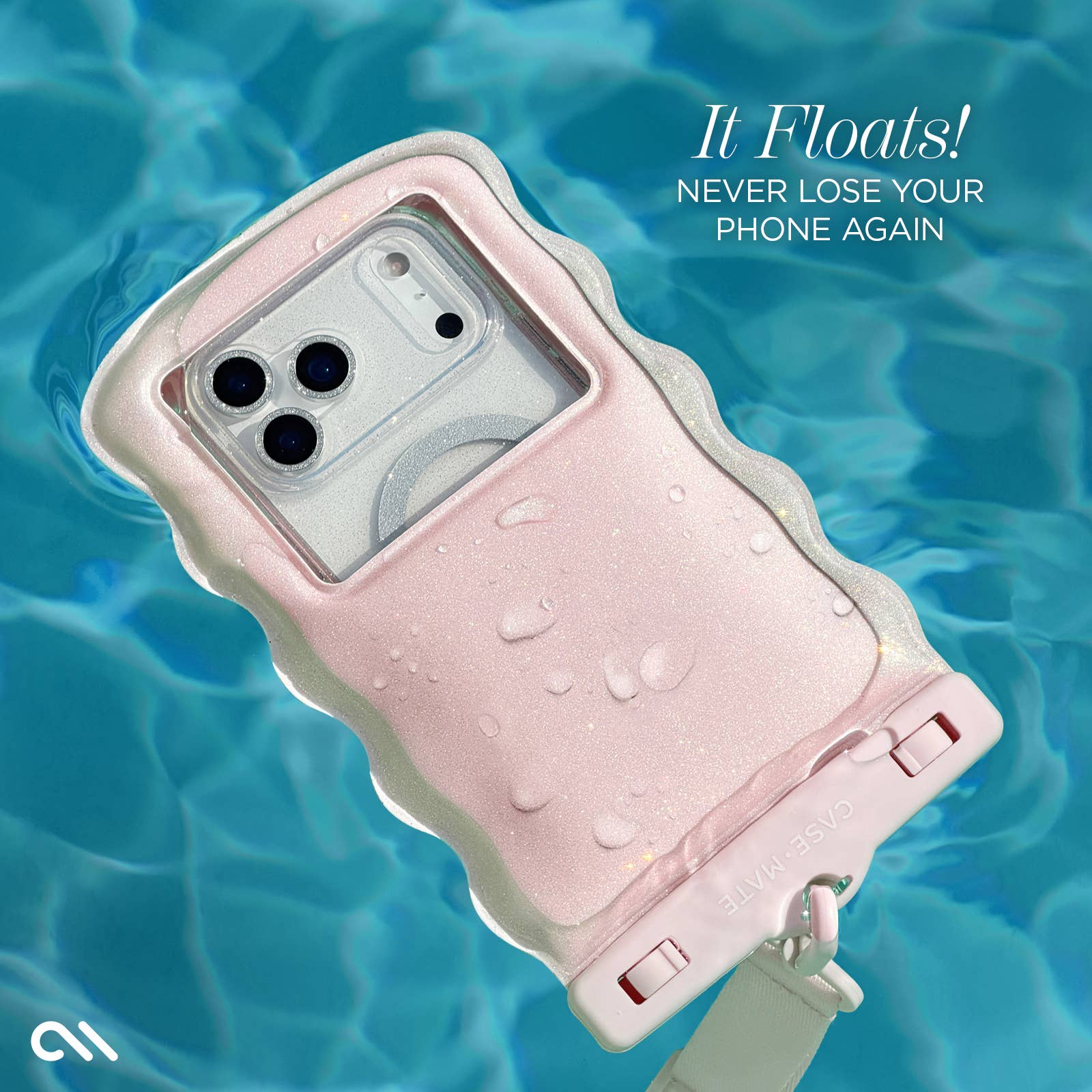 Case-Mate Wavy Waterproof Floating Phone Pouch