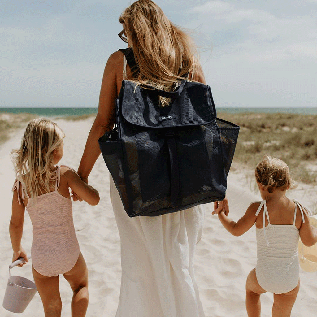 Beach Hauler™ Mesh Backpack - Deep Sea