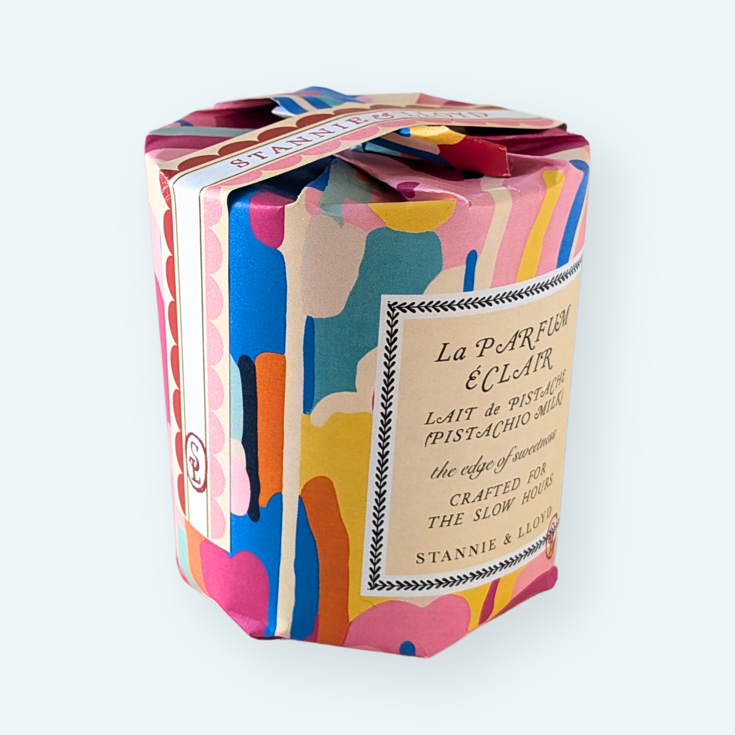 Gift Wrap Candle - Happy Abstract
