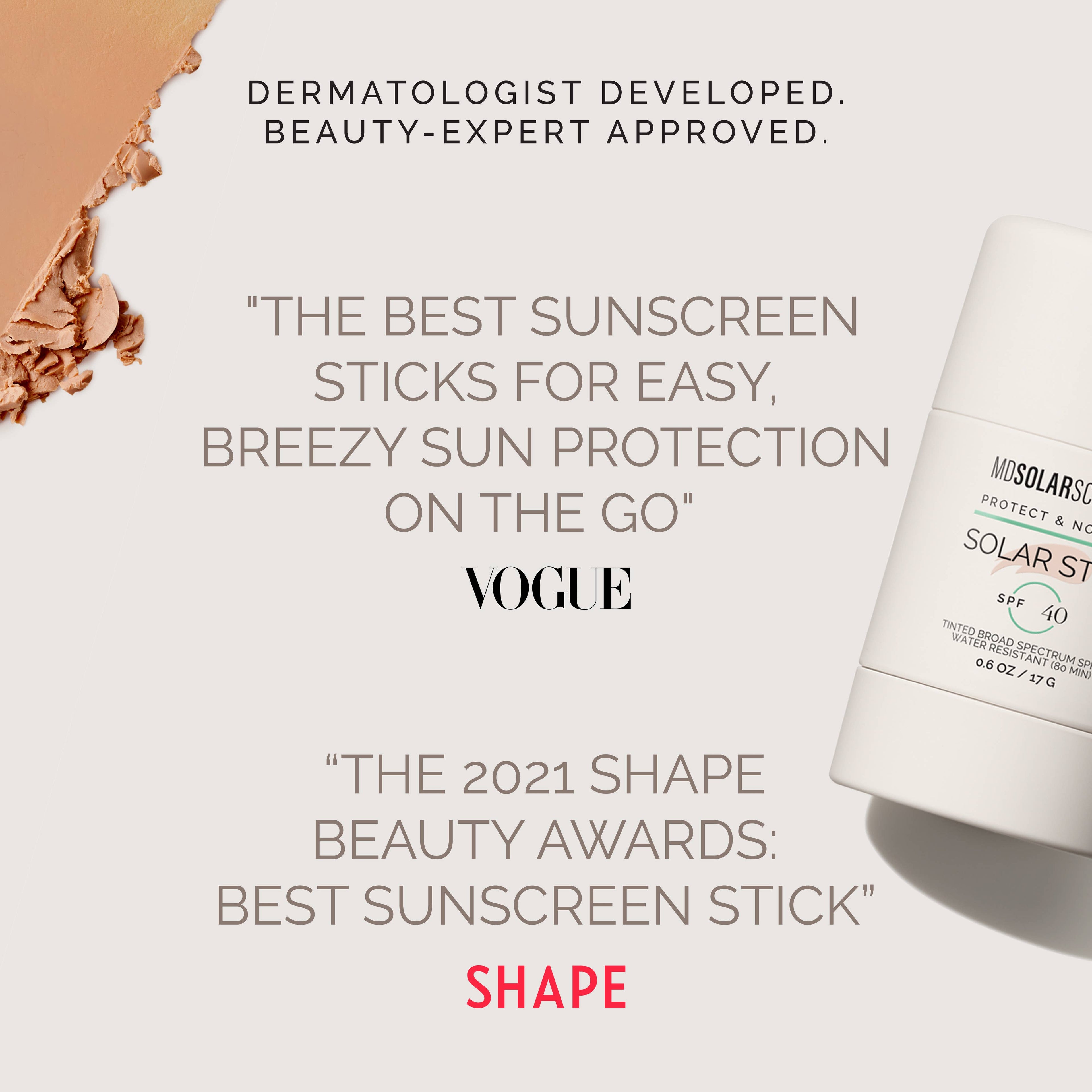 Tinted Solar Stick SPF 40 | Tinted Sunscreen Stick