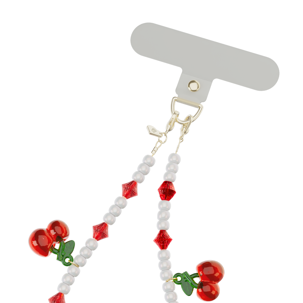 Phone Charm Wristlet - Mon Cheri Cherry