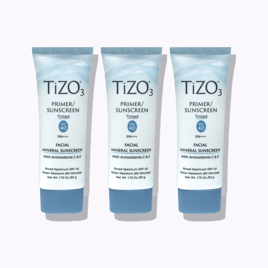 TiZO 3 Facial Mineral Sunscreen and Primer Tinted SPF40