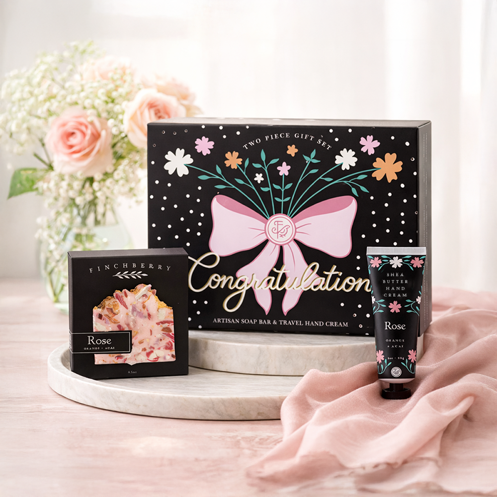 Congratulations 2 Pc Bath & Body Gift Set