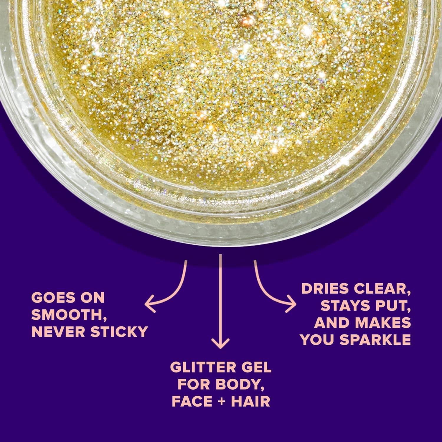 Original Glitter Gel | Bling-Gold | Body Glitter | Shimmer