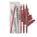 Vegan Lip Liner Pencil + Blending Brush - 3 Piece Set