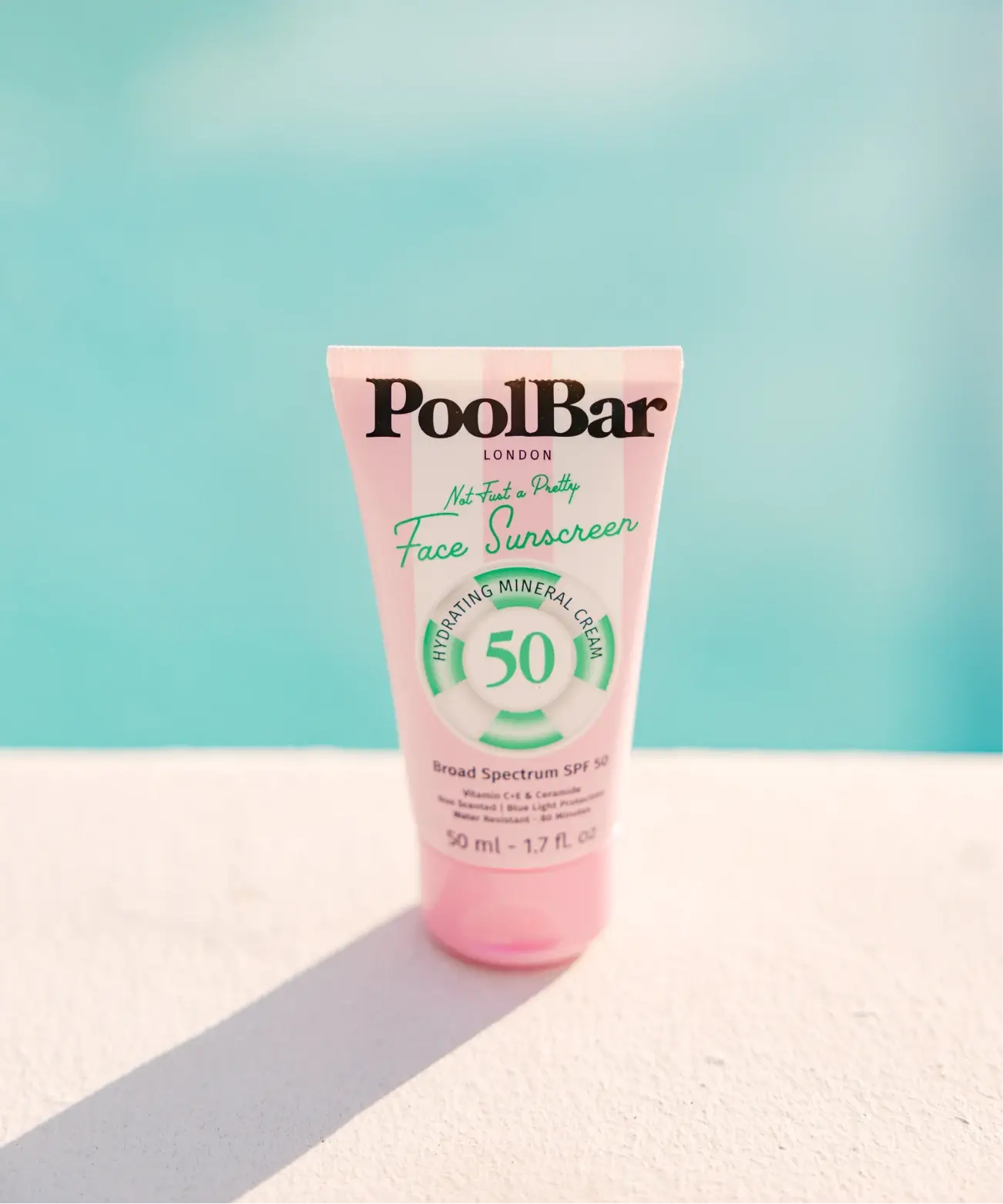 PoolBar Mineral SPF 50 Face Sunscreen