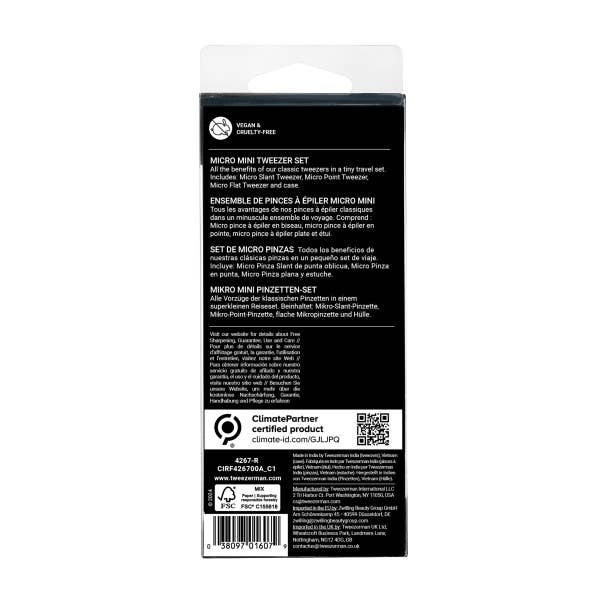 Tweezerman Micro Mini Tweezer Set