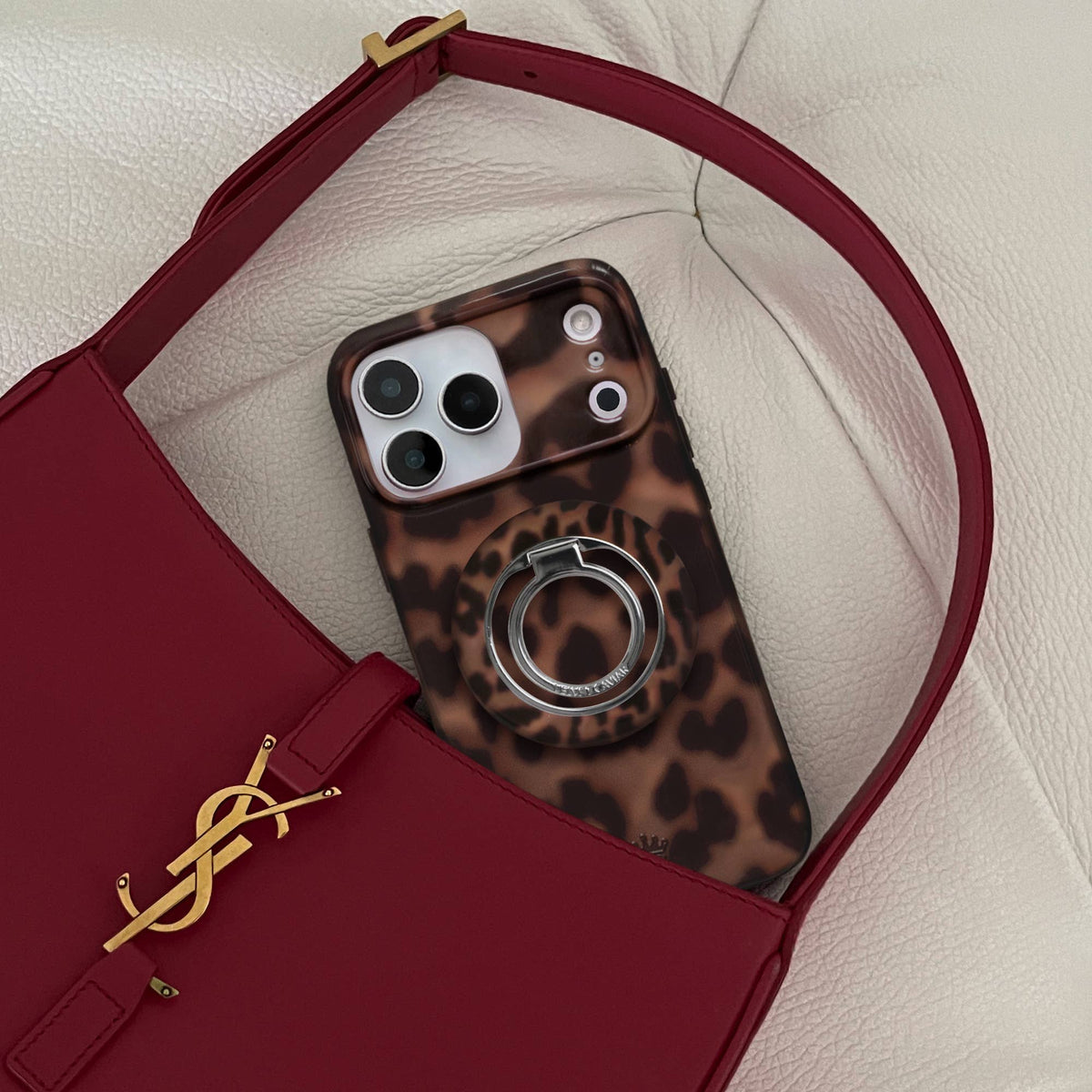Magnetic Phone Ring & Stand- It GIrl Leopard