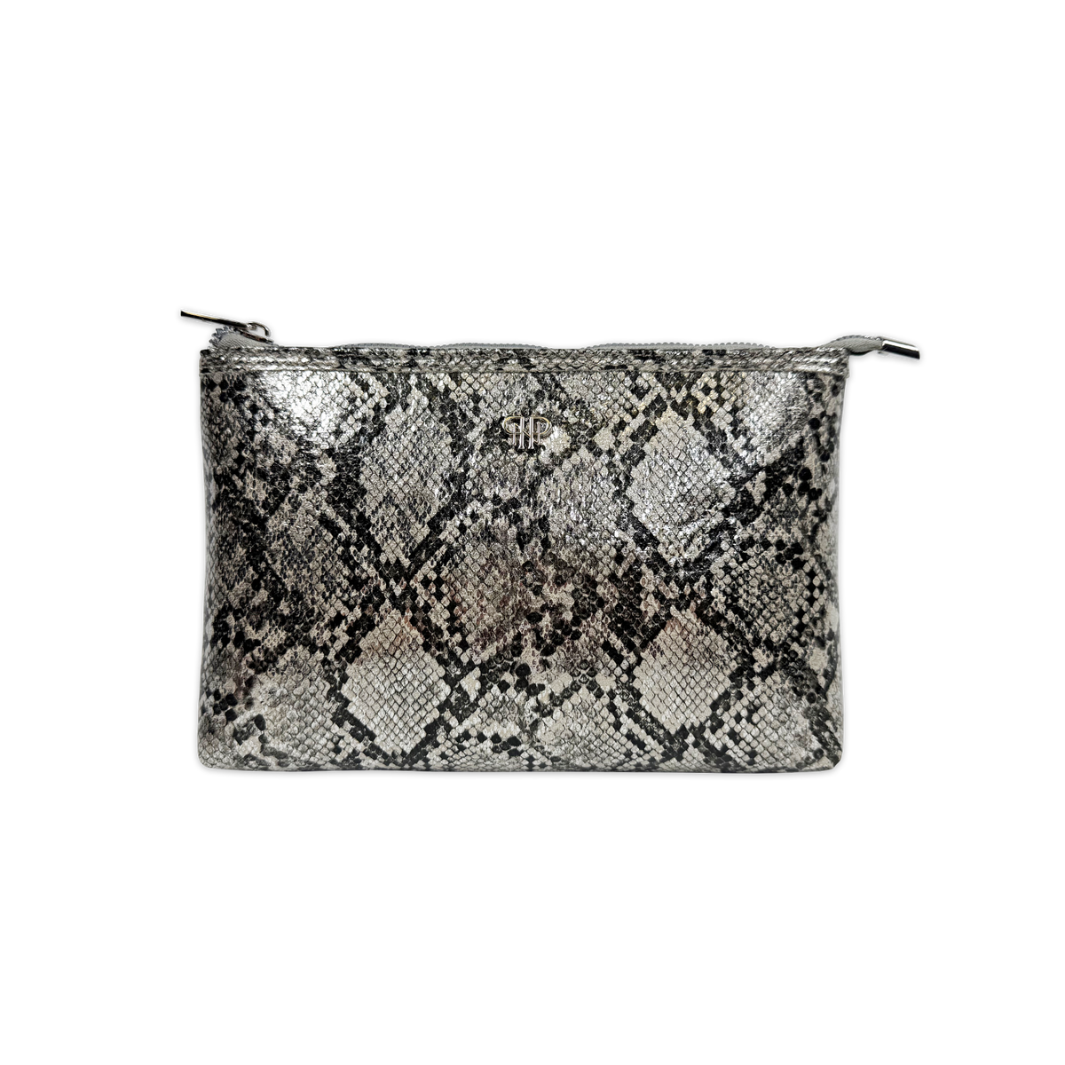 Everyday Sleek Silver Python - PurseN