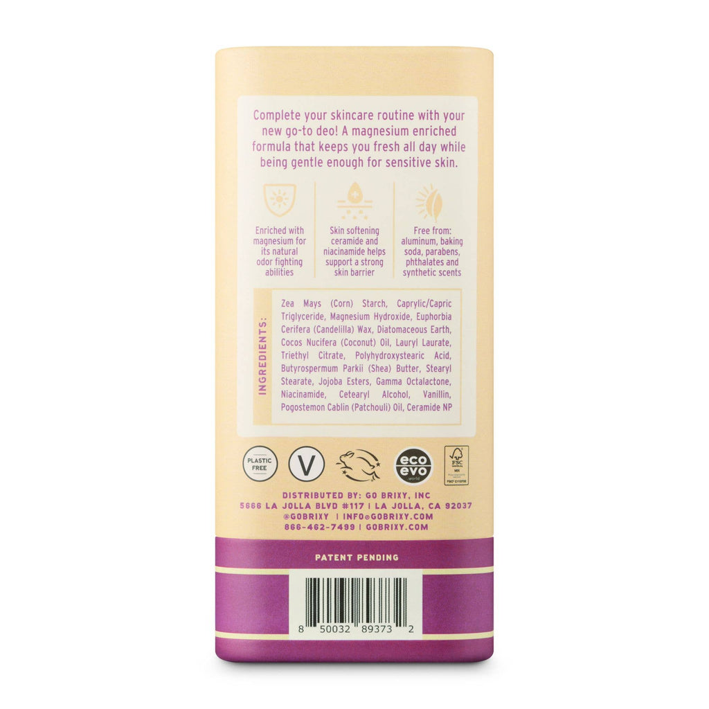 Magnesium Enriched Deodorant | Aluminum Free | Vanilla Vacay