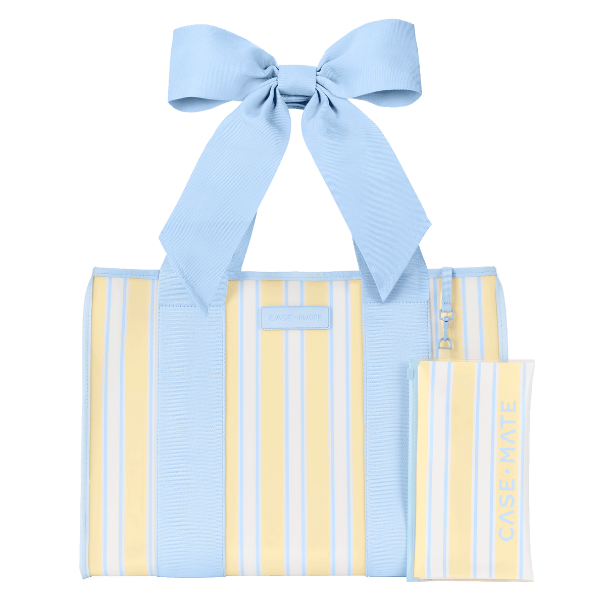 Case-Mate Cabana Stripe Bow Jelly Tote Bag