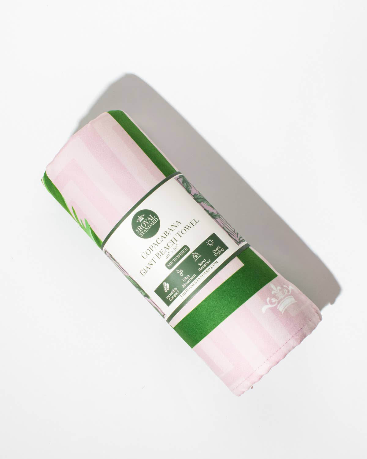 Copacabana Giant Beach Towel    Pink/Green    40x70