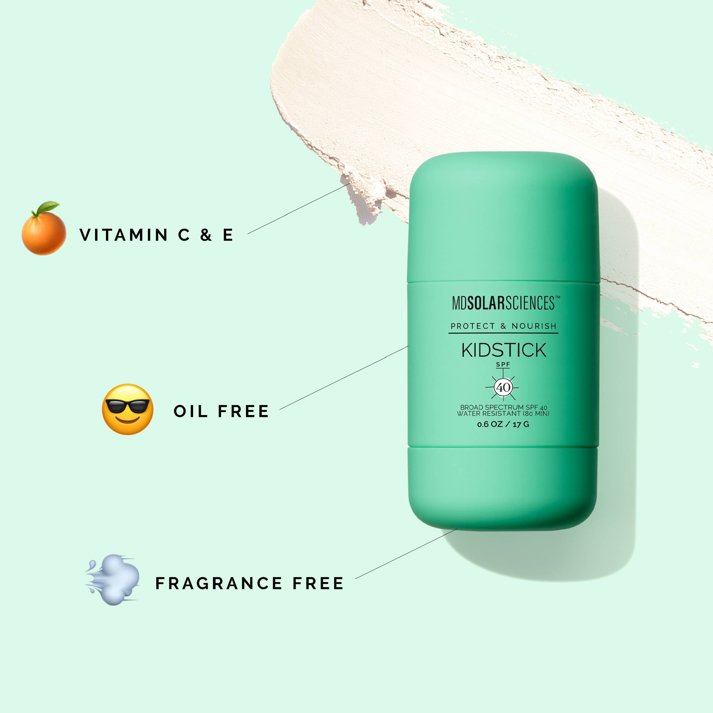 KidStick SPF 40 Sunscreen Stick for Kids