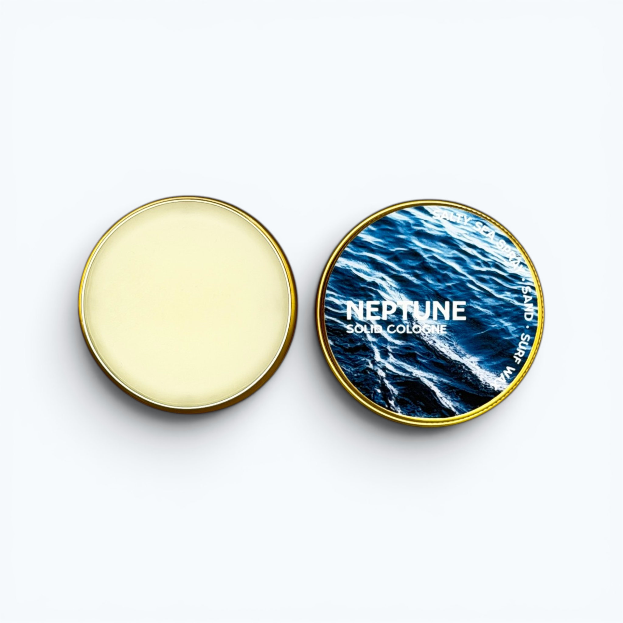 NEPTUNE Solid Cologne • Salty Sea Spray, Sand & Surf Wax
