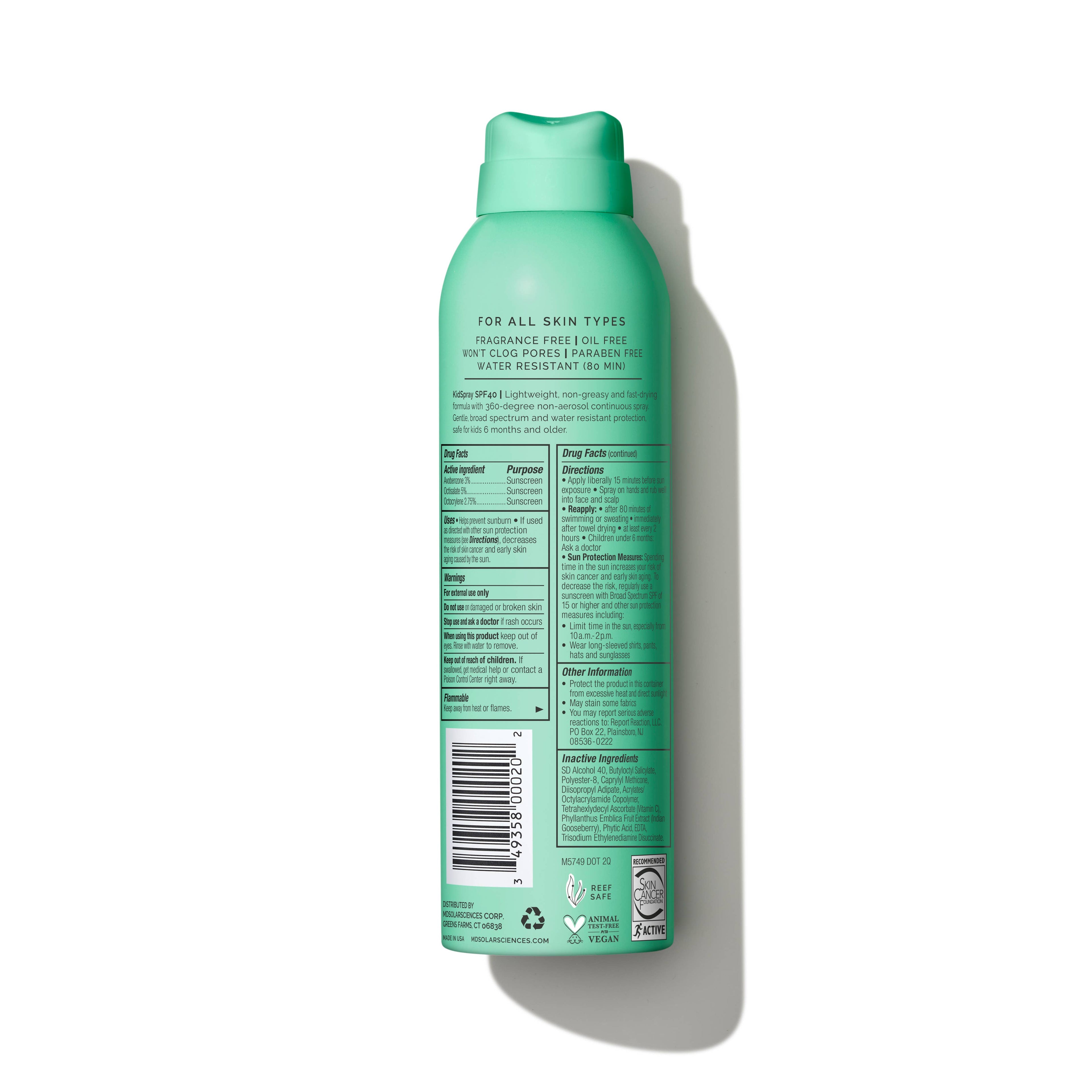 KidSpray SPF 40 6 oz