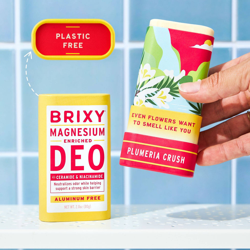 Magnesium Enriched Deodorant | Aluminum Free | Plumeria