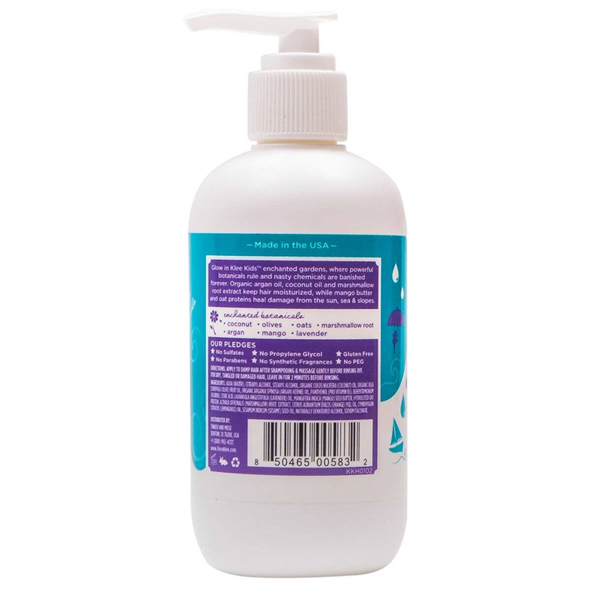 Klee Kids Charmed Conditioner w/ Argan & Mango, 8 oz