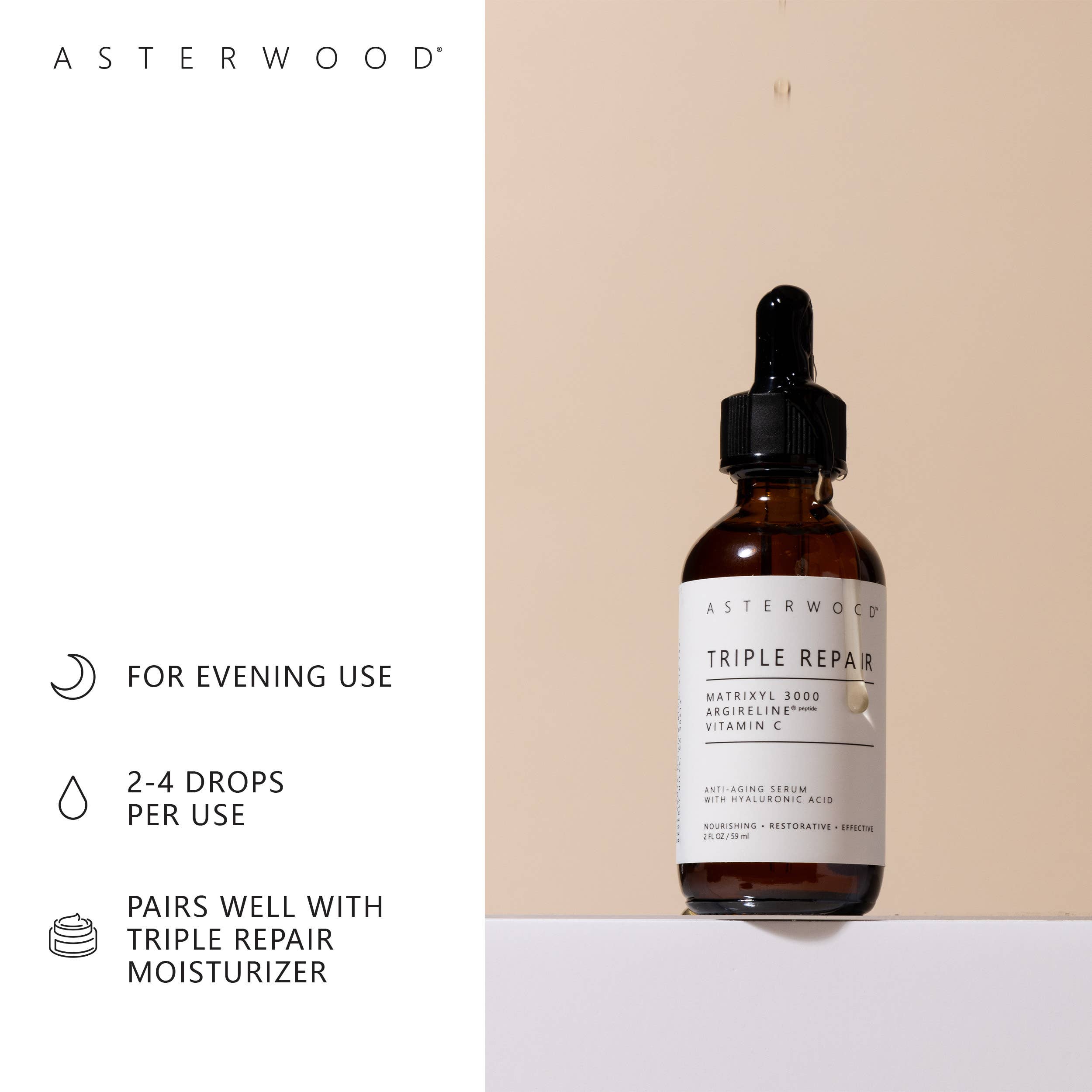 Triple Repair Matrixyl 3000 + Argireline + Vitamin C Serum