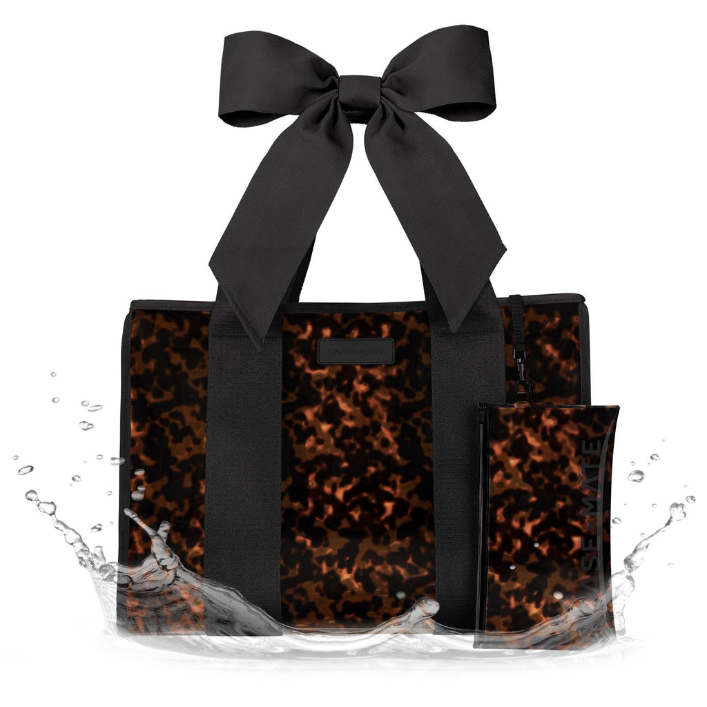Case-Mate Tortoiseshell Bow Jelly Tote Bag