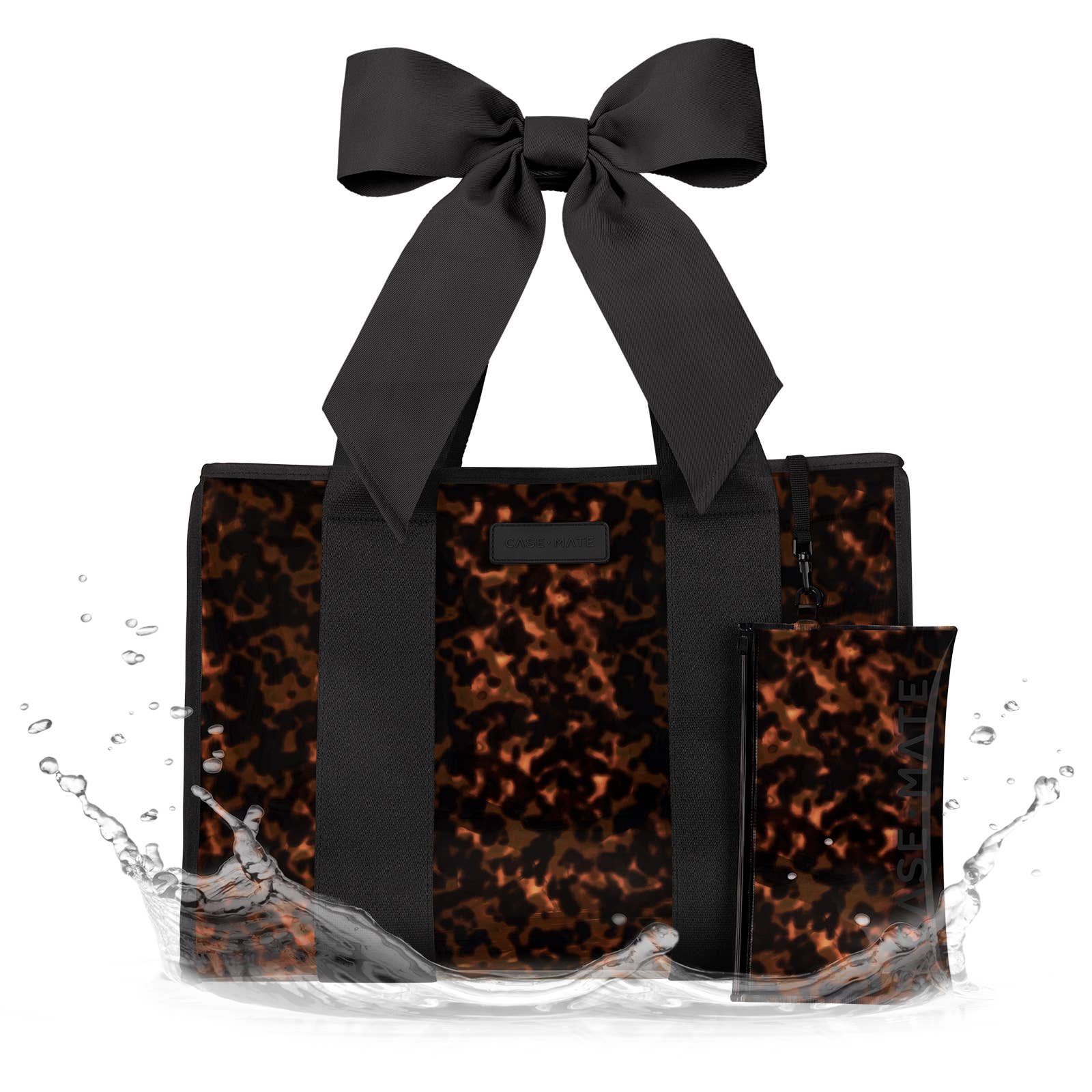 Case-Mate Tortoiseshell Bow Jelly Tote Bag