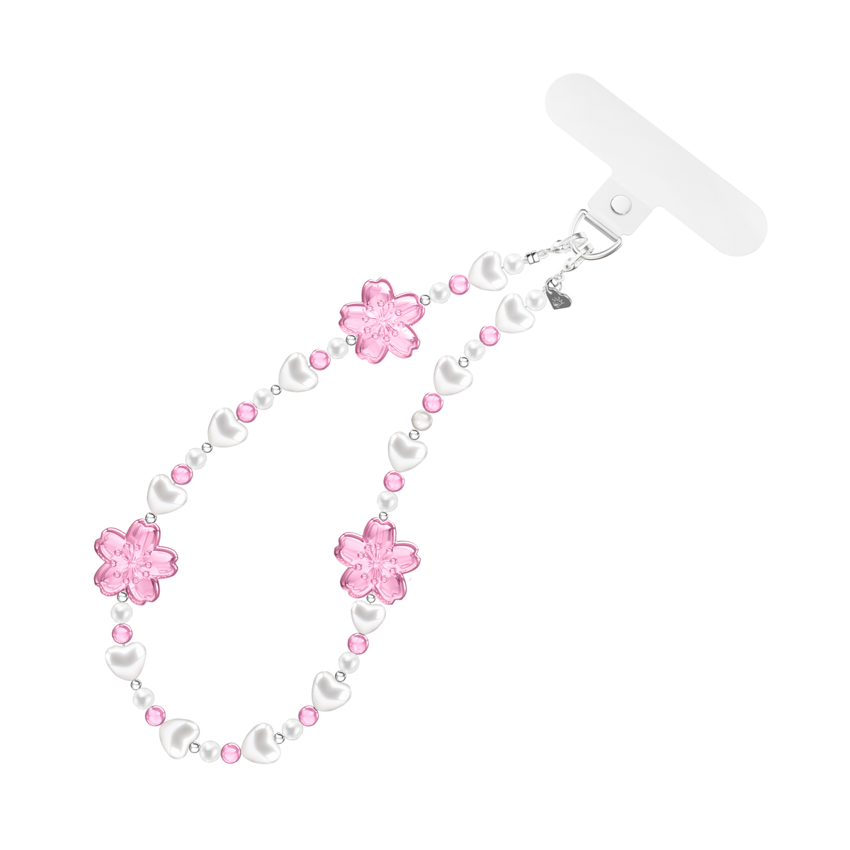 Phone Charm Wristlet- Cherry Blossom