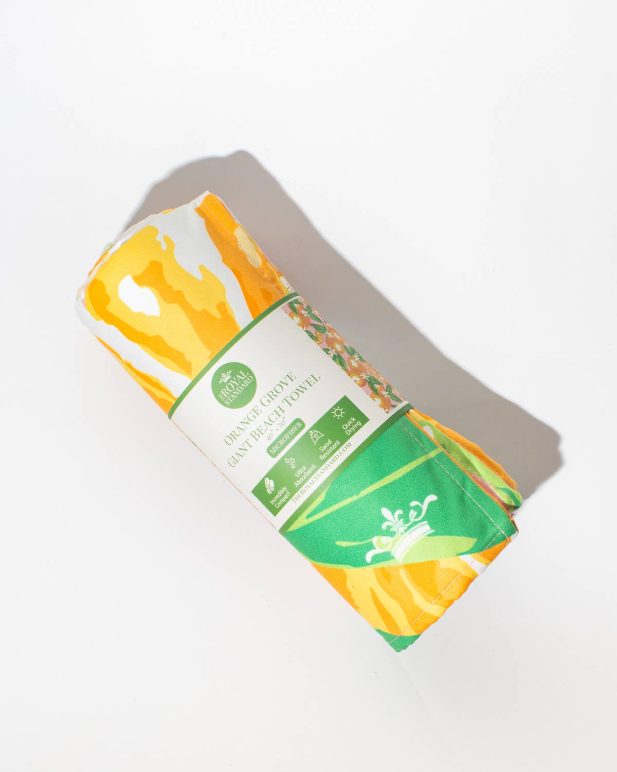 Orange Grove Giant Beach Towel    Pink/Orange    40x70