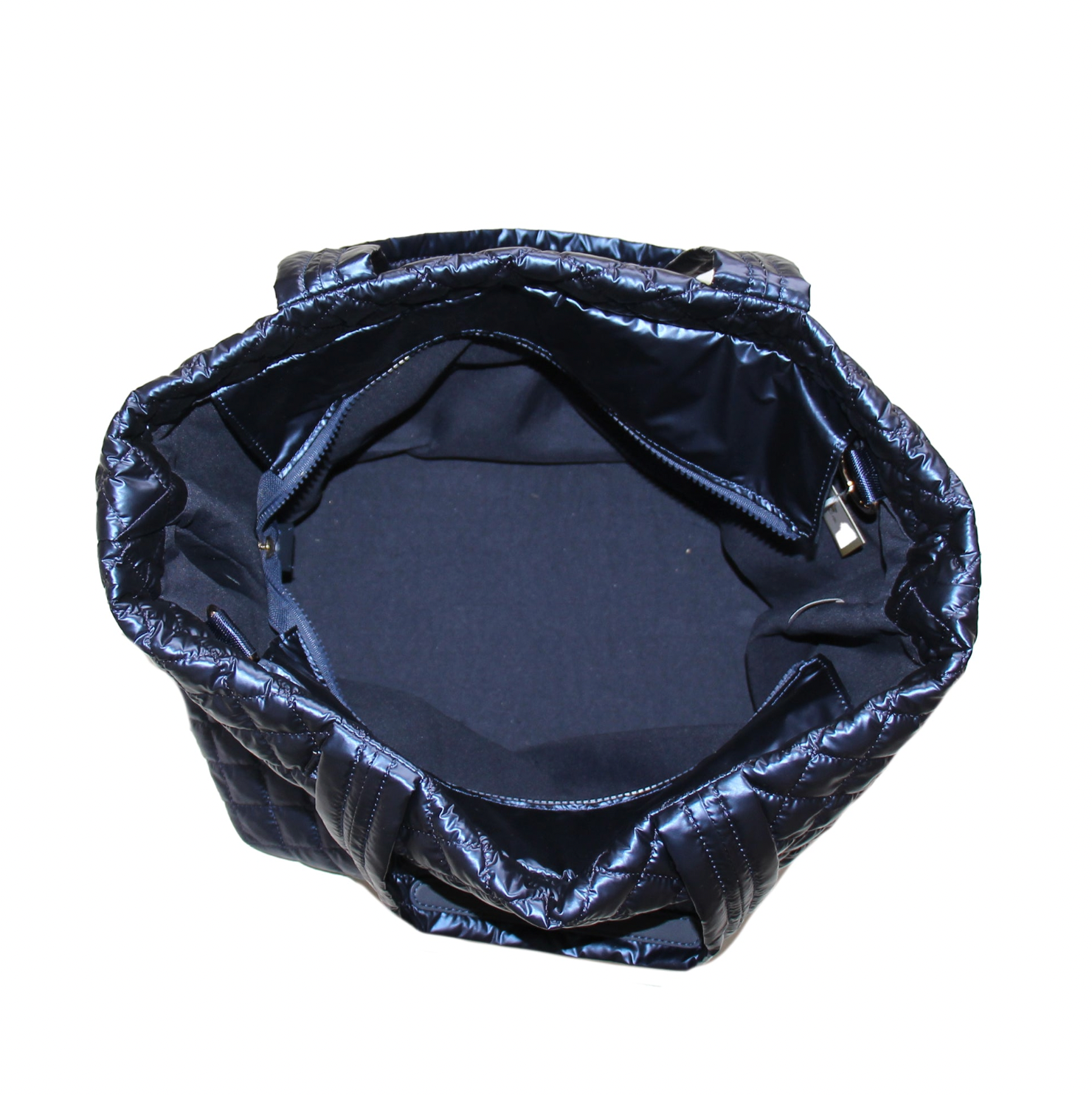 Diamond Tote Shoulder Bag Sapphire Navy