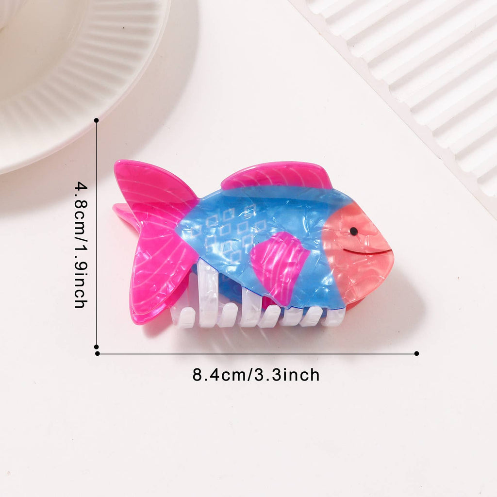 Marine Animal Series Tropical Fish & Shark Hair Claw Clips