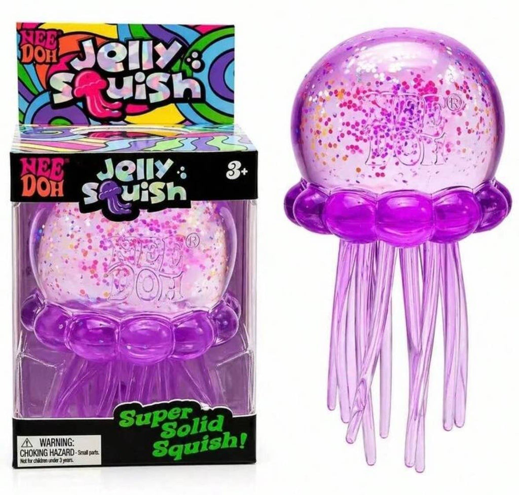 Squishy dumpling jellyfish big,  glitter slow rising