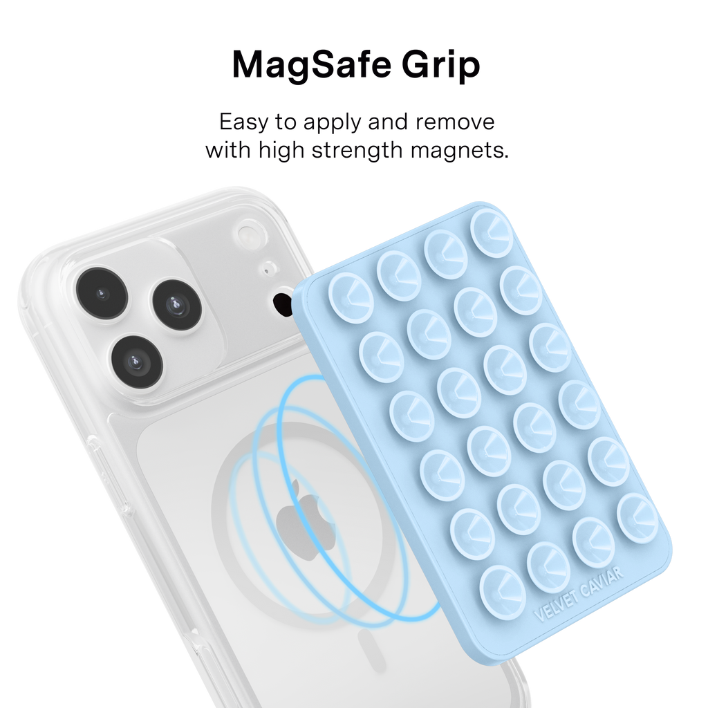 Magnetic Suction Phone Mount- Blue