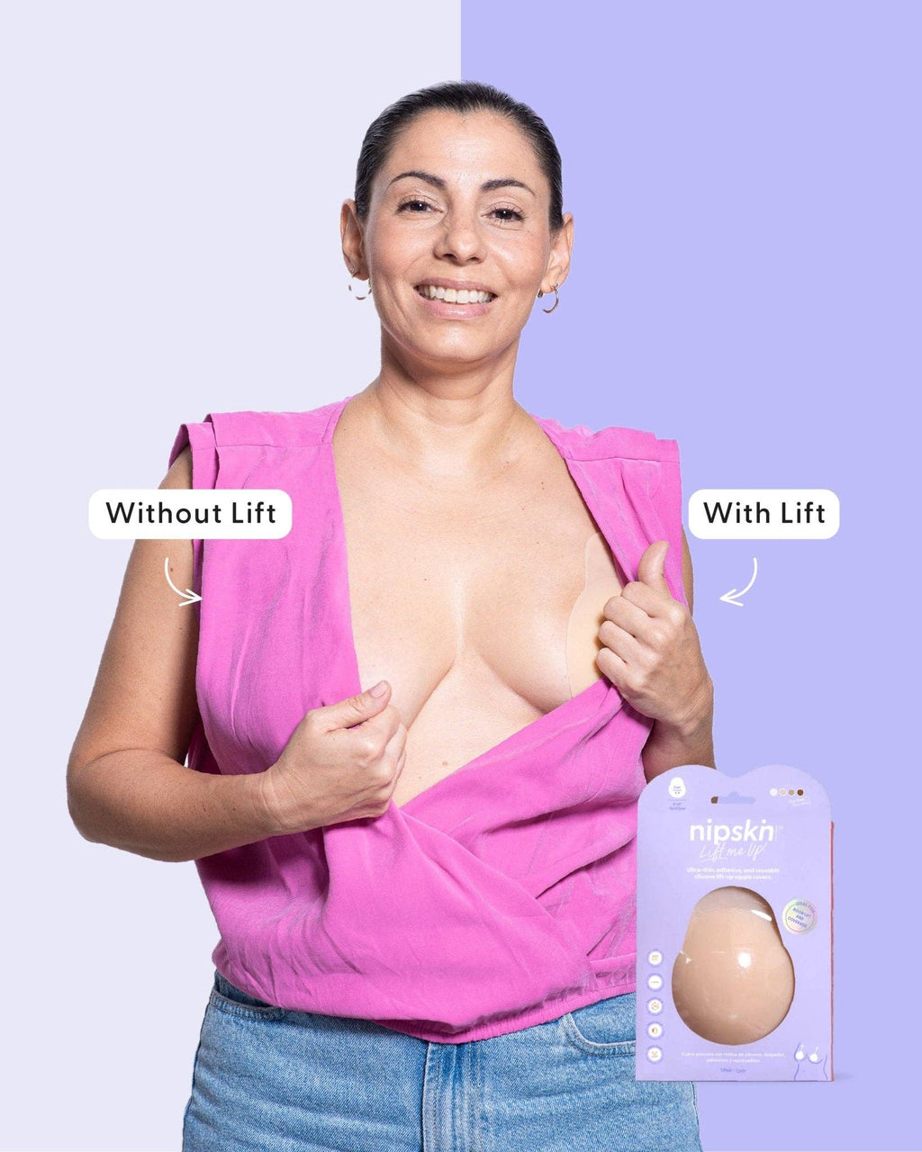 Lift Me Up - Reusable Silicone Nipple Covers for Lift - Nipskin®
