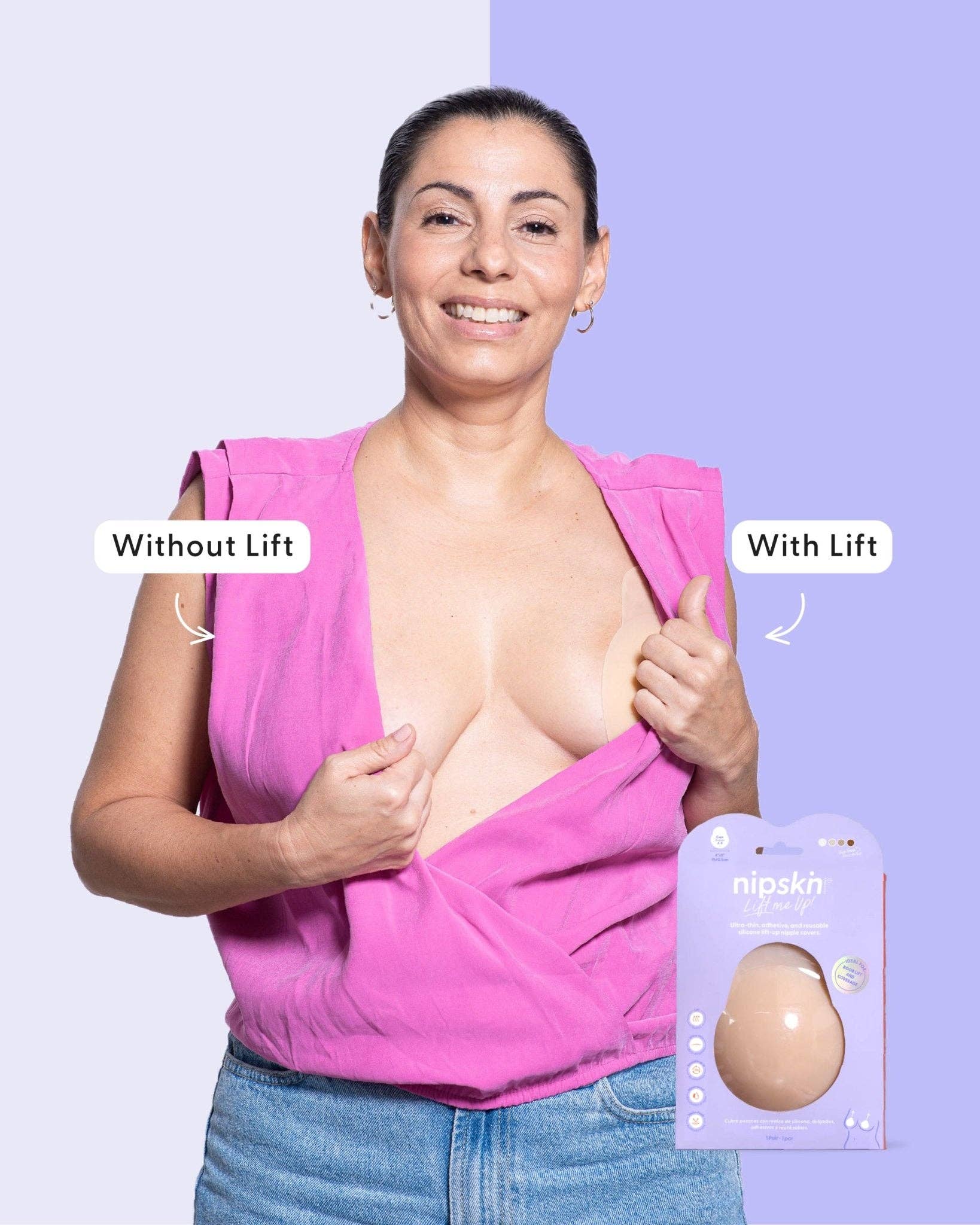 Lift Me Up - Reusable Silicone Nipple Covers for Lift - Nipskin®