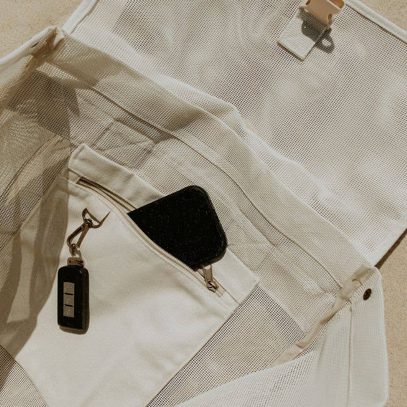 Beach Hauler™ Mesh Backpack - Sand