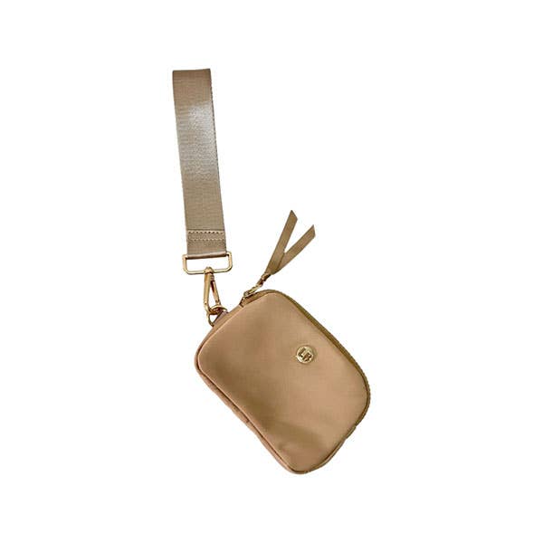 Nylon Keychain Tan 