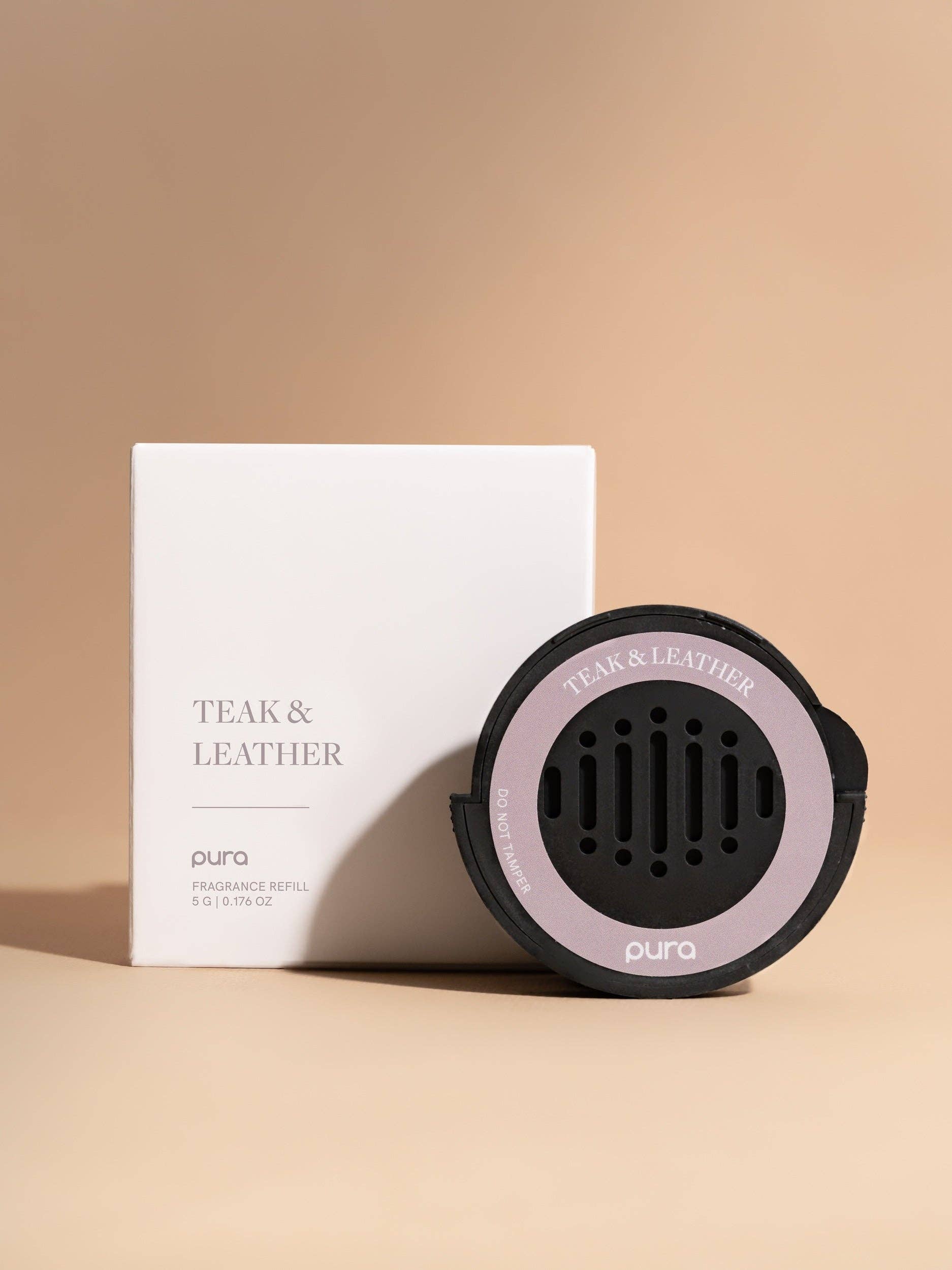 Teak & Leather - Pura Car Diffuser Scent Refill