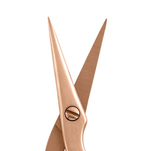Tweezerman Rose Gold Brow Shaping Scissors and Brush
