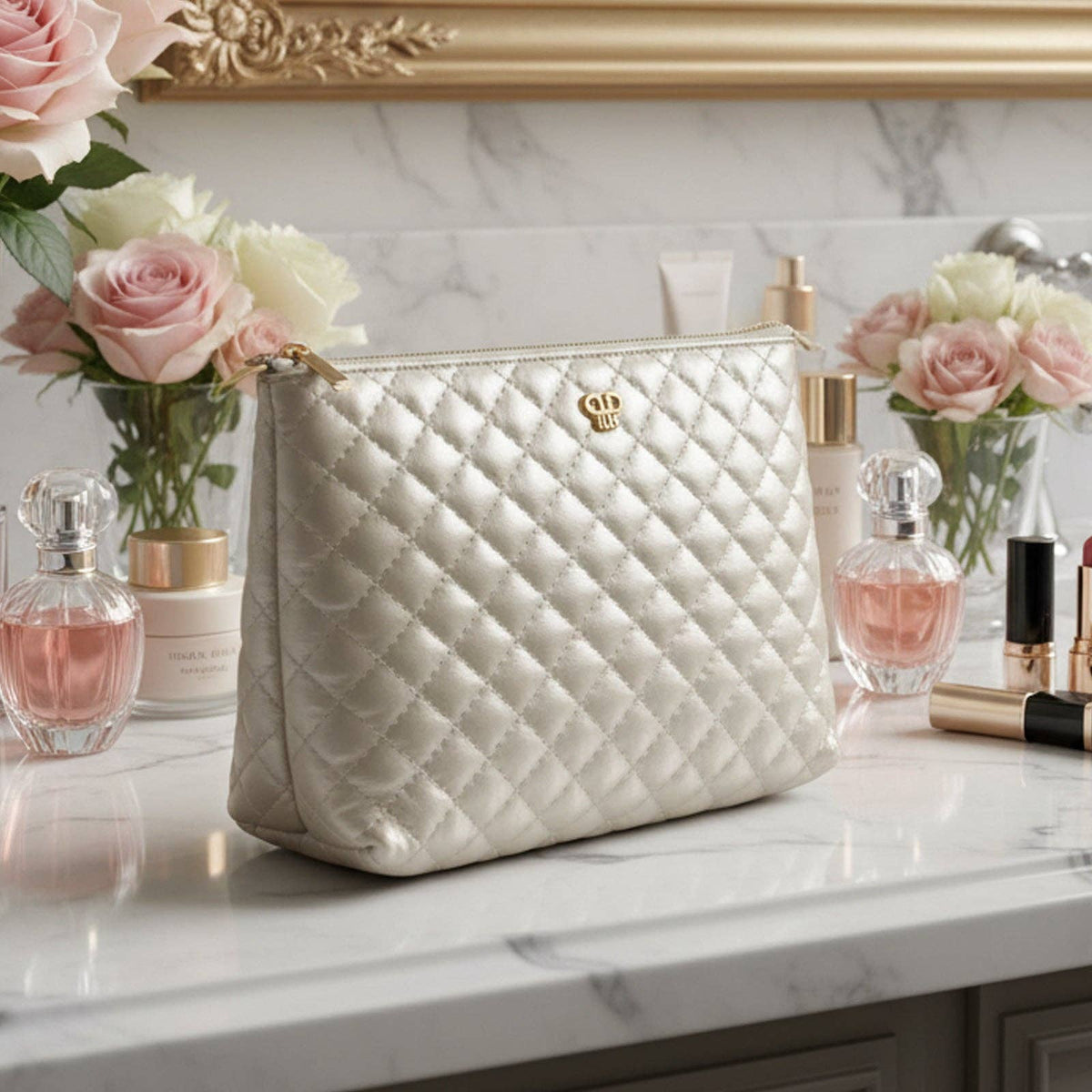 Everyday Sleek Pearl Quilted- PurseN