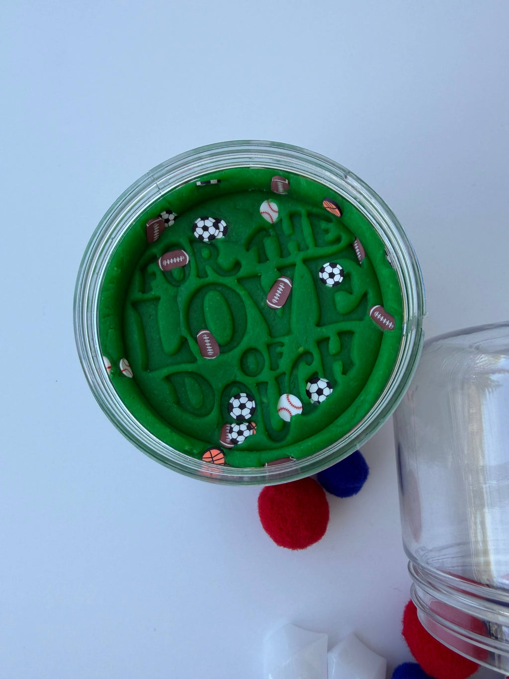 Sports Sensory Dough Double Jar
