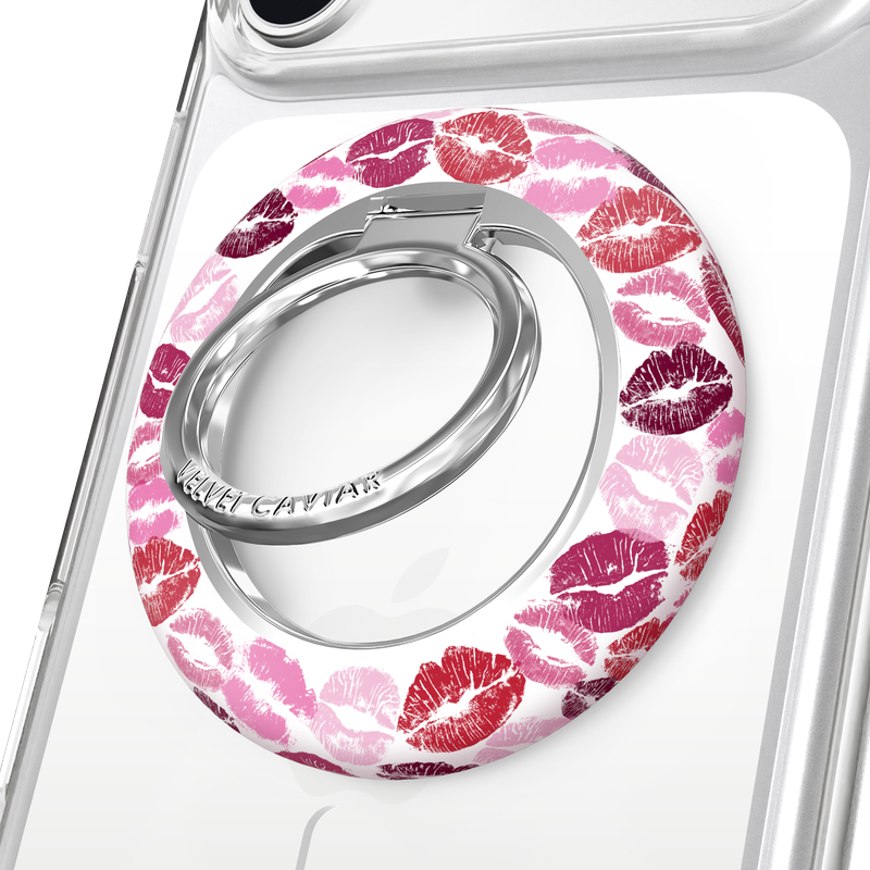 Magnetic Phone Ring & Stand - Kiss Me
