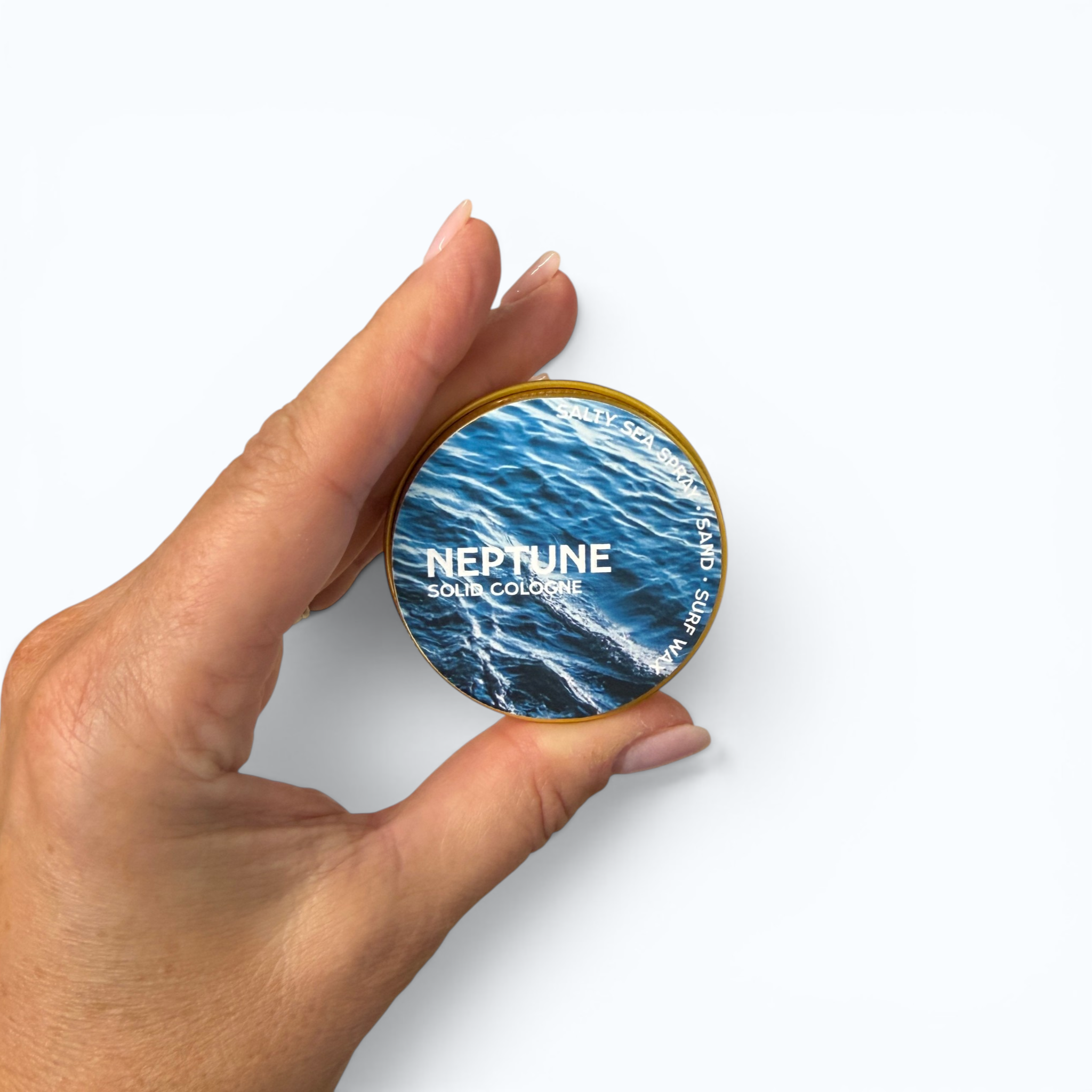 NEPTUNE Solid Cologne • Salty Sea Spray, Sand & Surf Wax