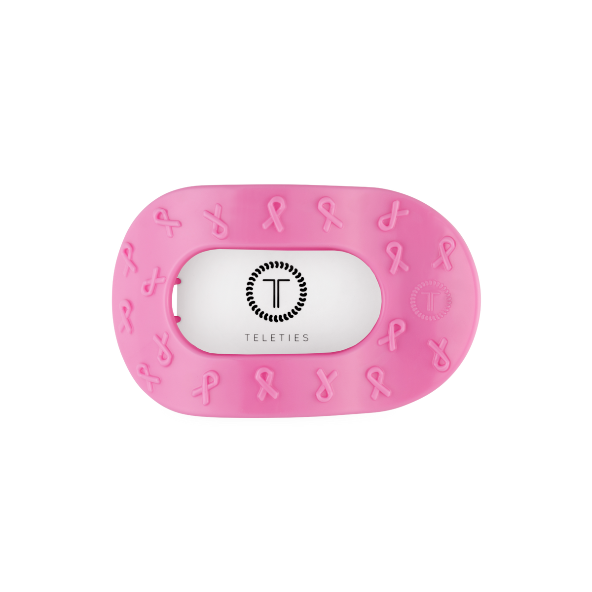 Pink Ribbon | Medium | Flat Round Clip