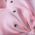 Pink rhinestone hair bow - Alligator Clip