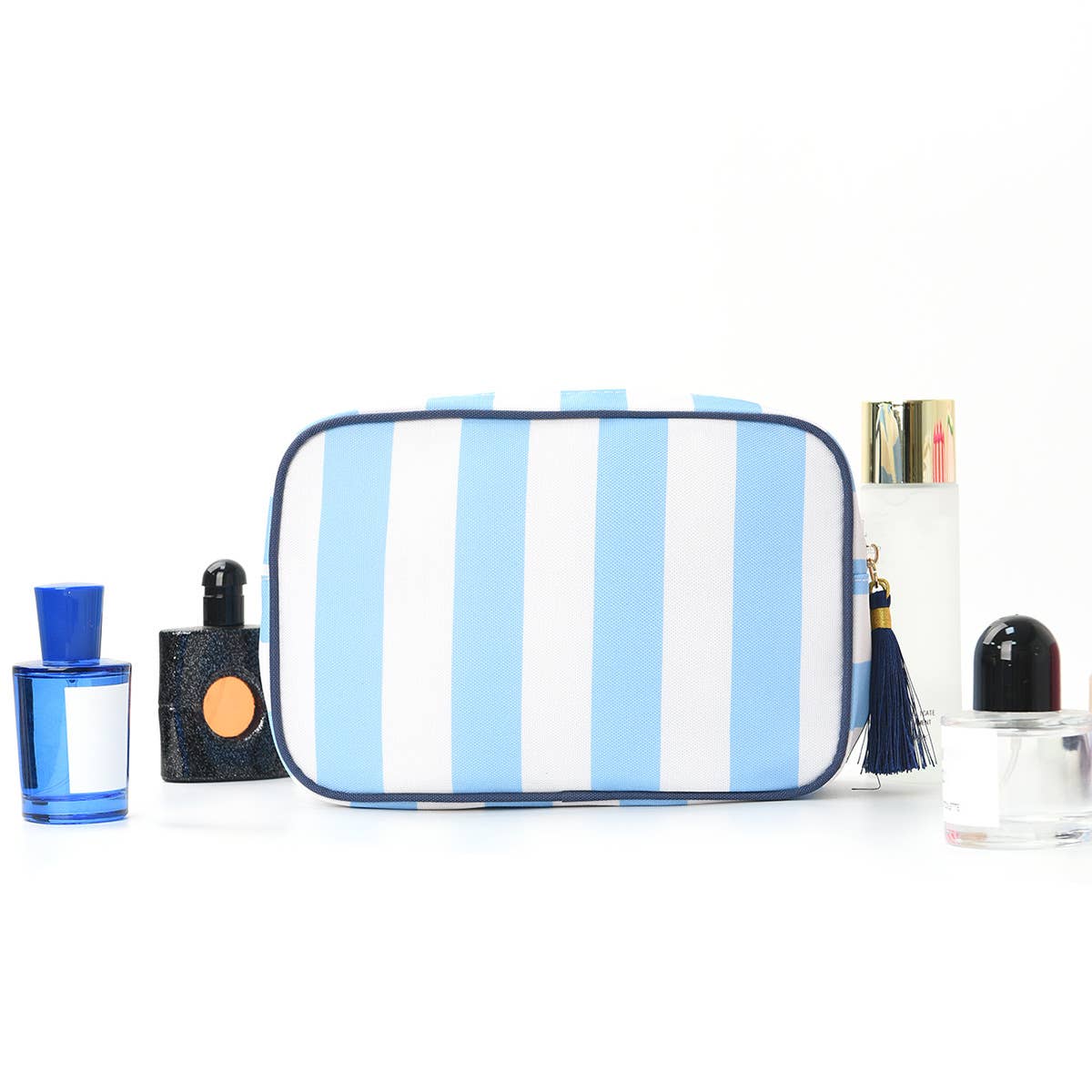 Large Canvas Zipper Pouch Makeup Bag Travel Cosmetic Bag