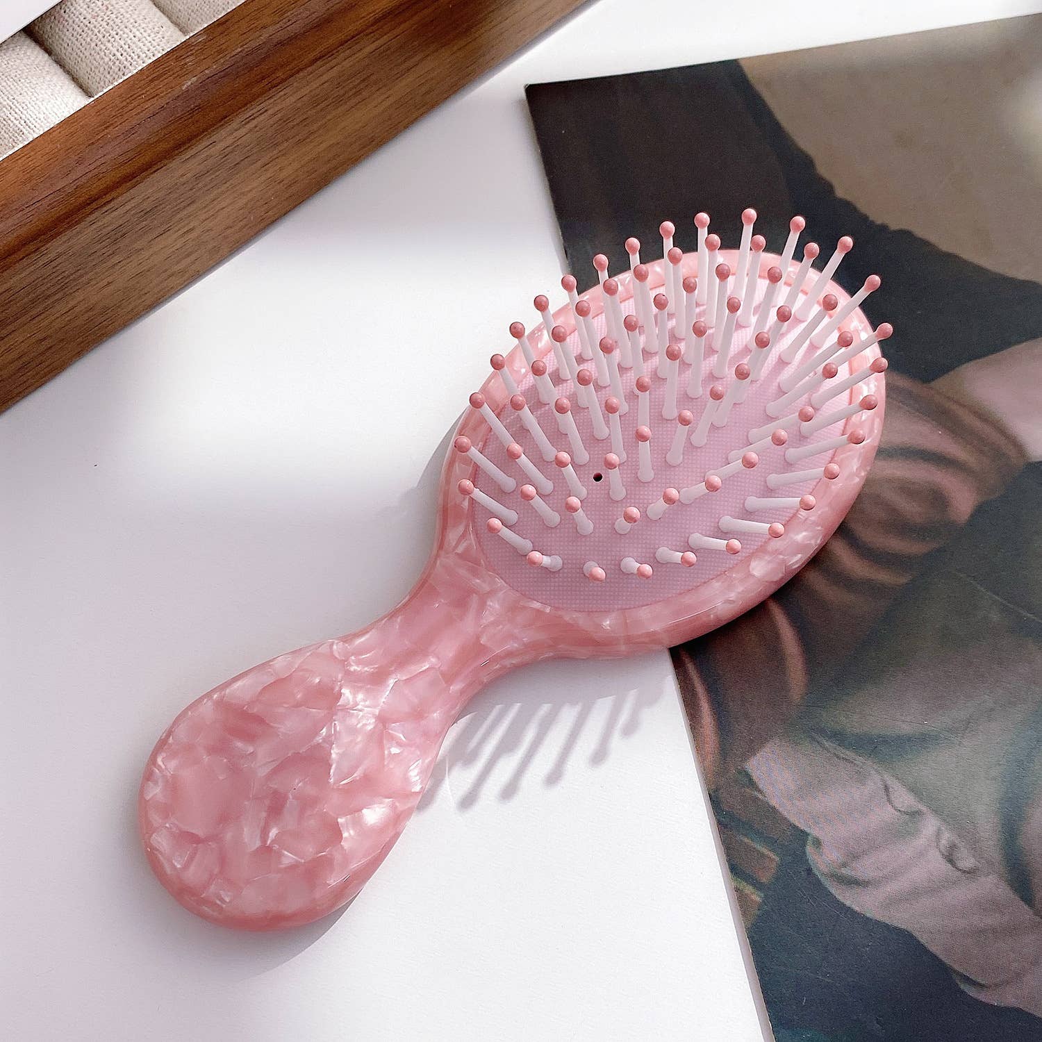 Pastel Acetate Small Air Cushion Massage Hair Brush