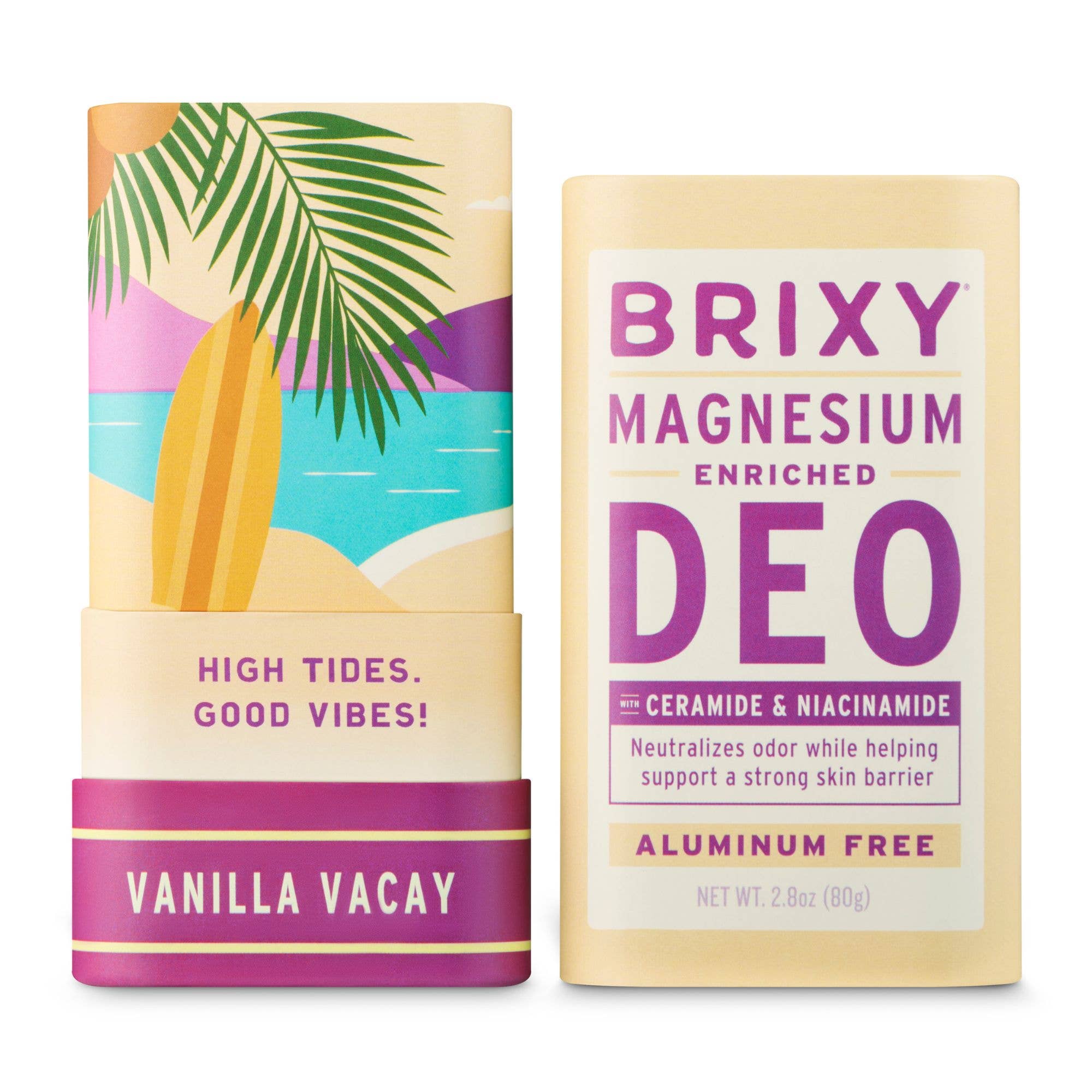 Magnesium Enriched Deodorant | Aluminum Free | Vanilla Vacay