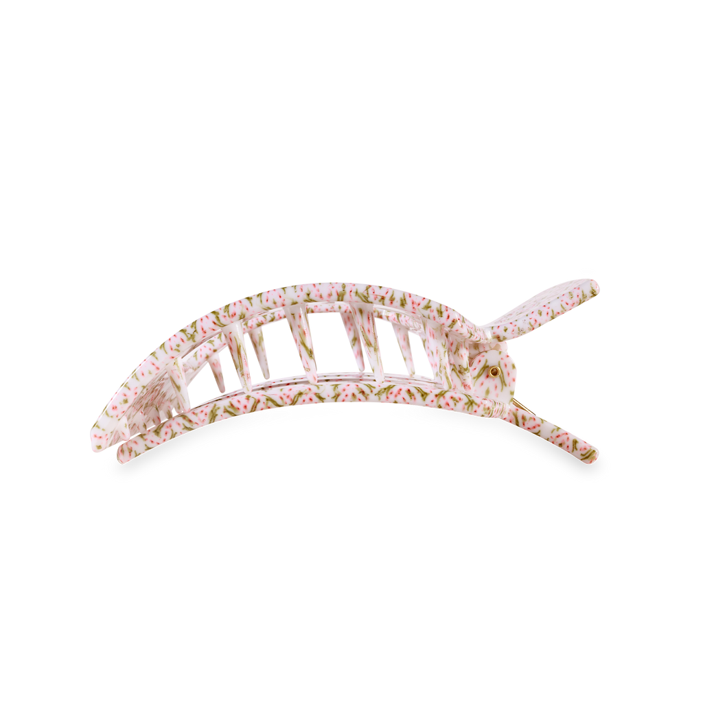 Pine & Pearl | Large | Flat Square Hair Clip